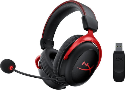 HyperX Cloud II Wireless Gaming Headset – 7.1 Surround, 30‑Hour Battery - Gomix Brands Outlet
