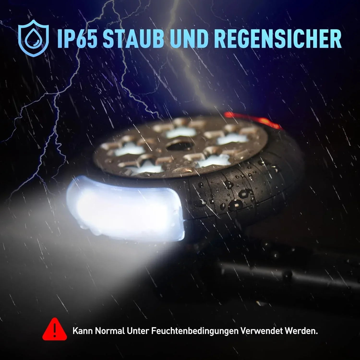 Amteker Rechargeable Pram Light with 12 LED Pro - Gomix Brands Outlet