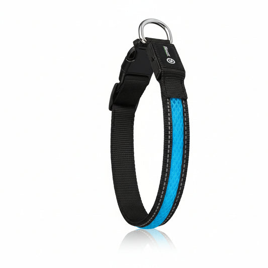 Balk Pets Led Dog Collar High Visibility Glow in The Dark  Waterproof USB Rechargable