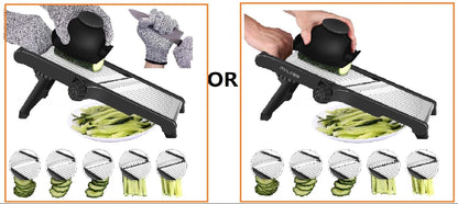 MILcea W1025-1 Mandoline Slicer Black