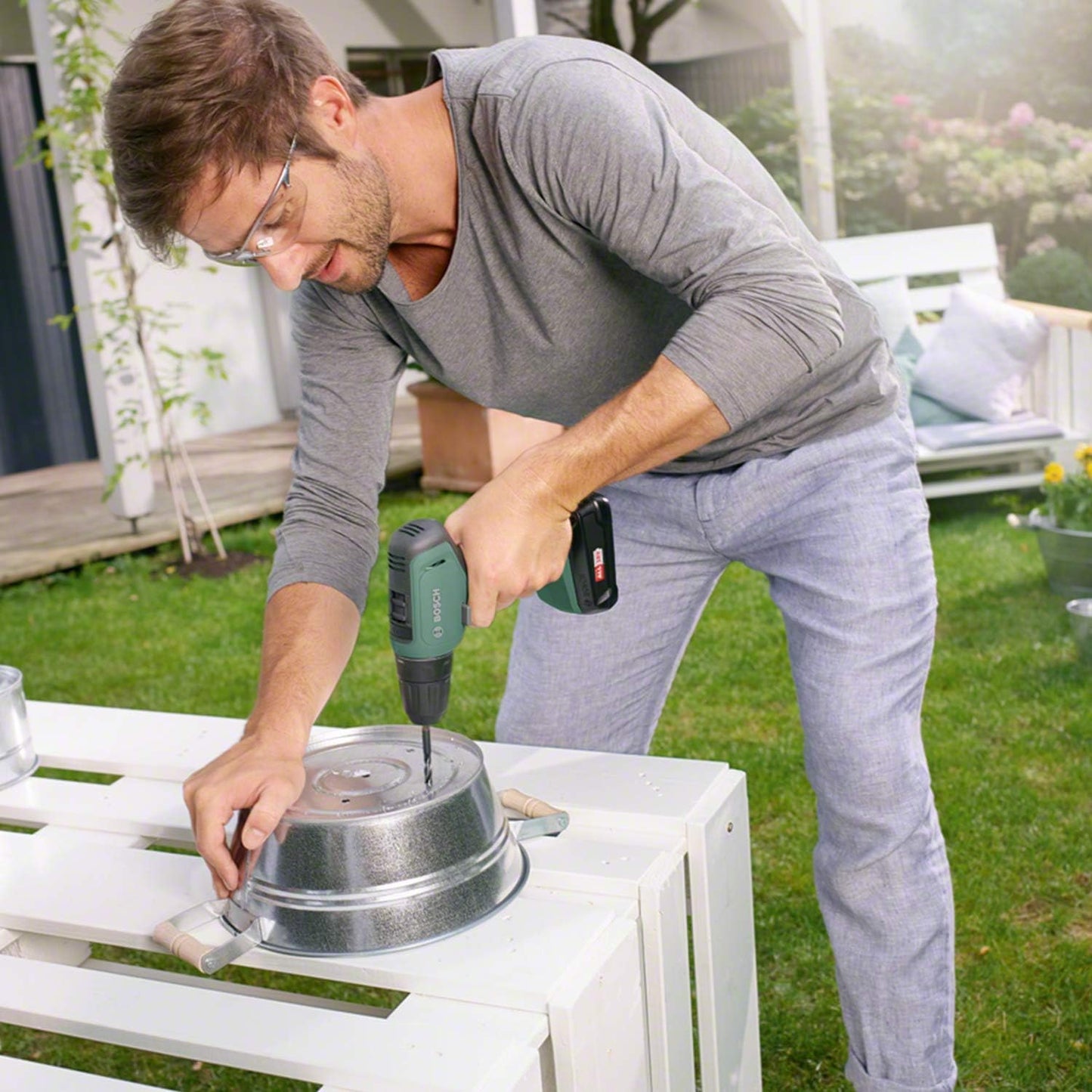 Bosch 18V Cordless Drill UniversalDrill with 2-Speed Gearbox