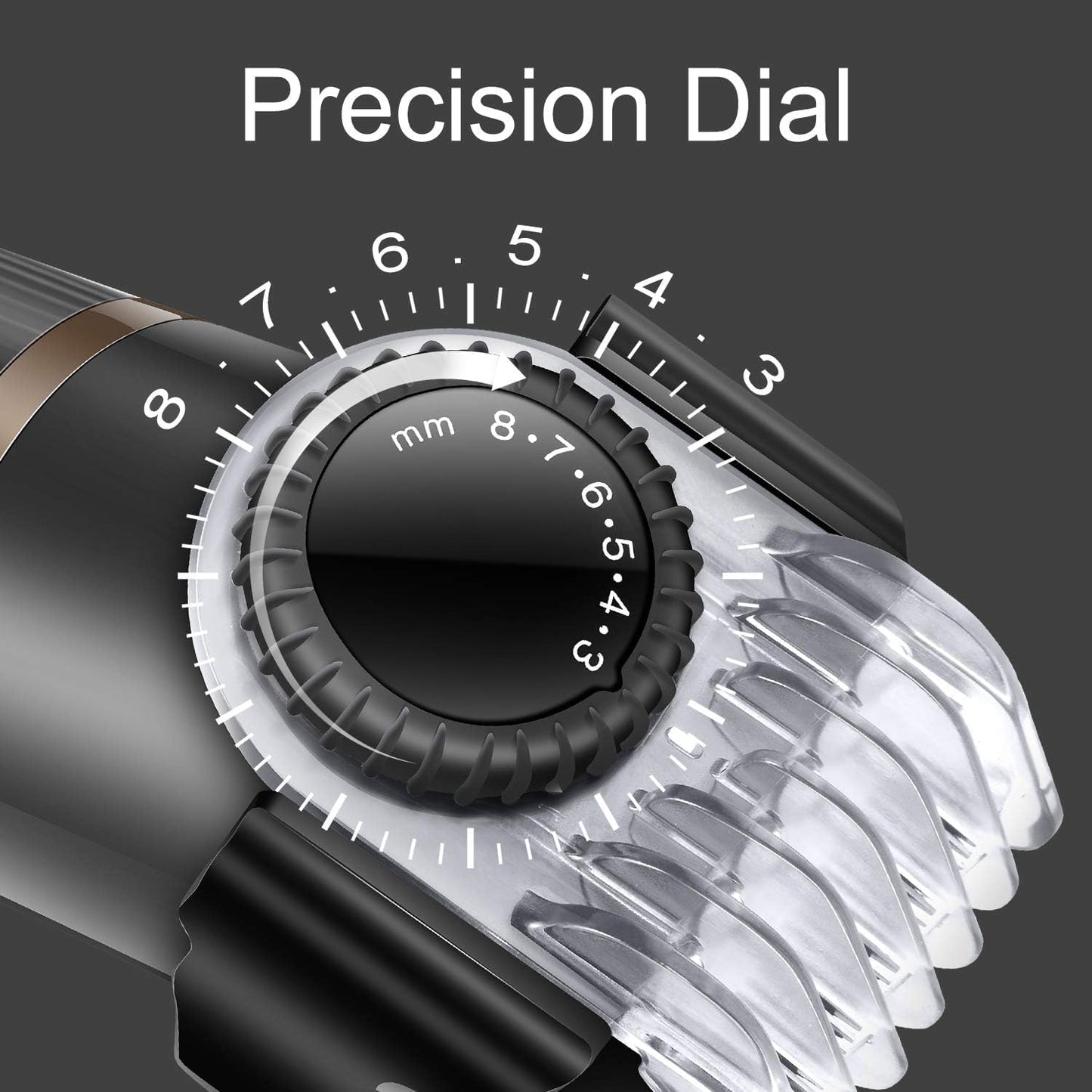 Hatteker RFC-690 Cordless Beard Trimmer Kit, 2.5h Battery
