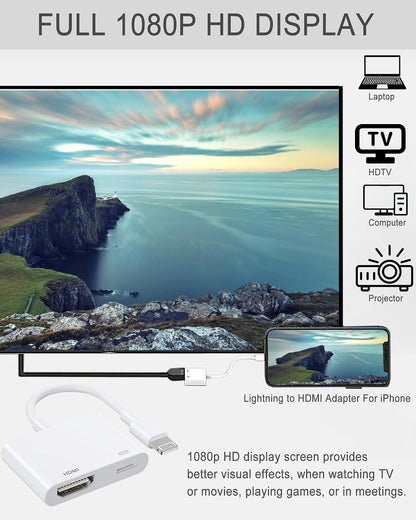 OASIS Lightning Digital AV Adapter Lightning to HDMI 1080P