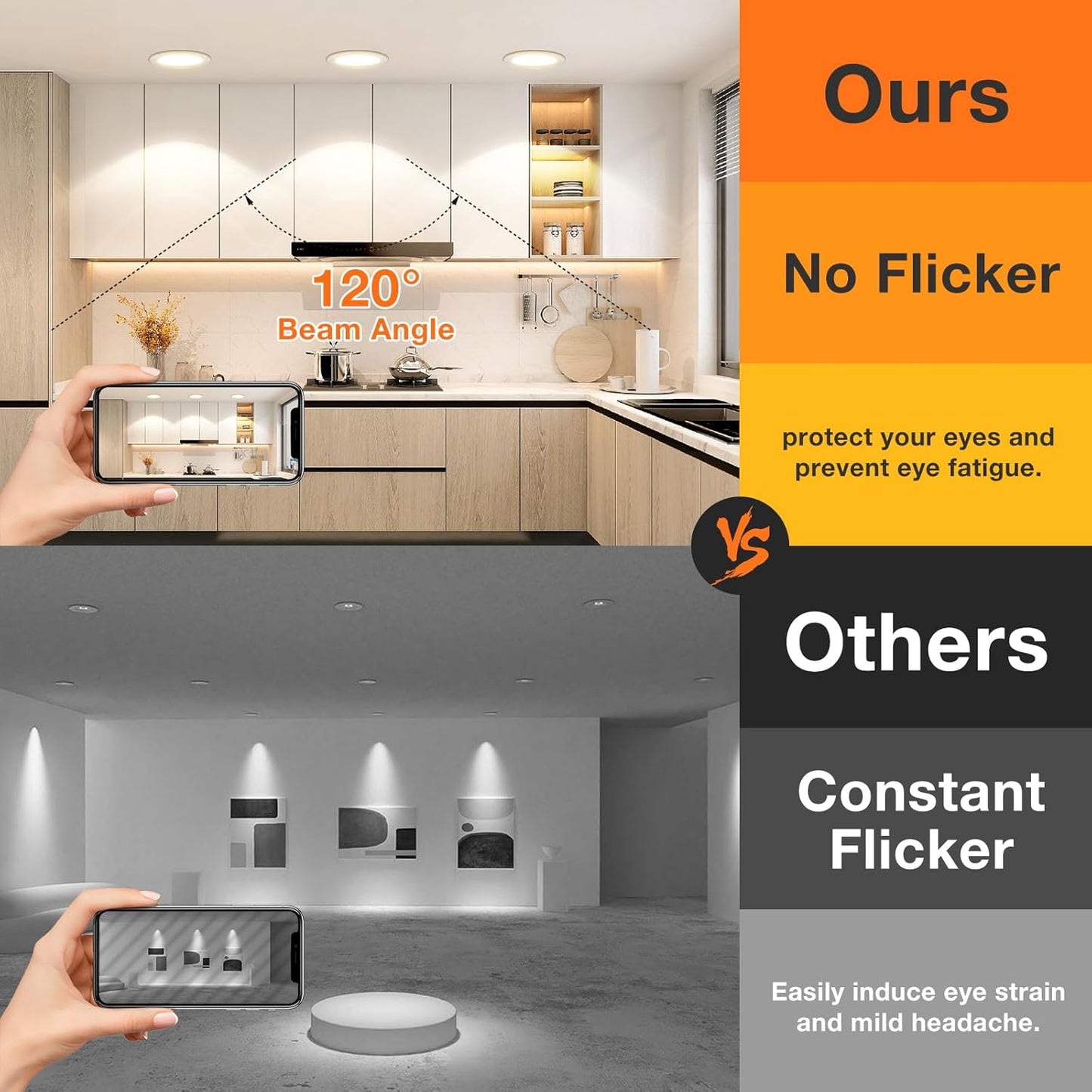 ALUSSO 8W Dimmable Recessed LED Spotlight with Transformer, Waterproof, 6-Pack