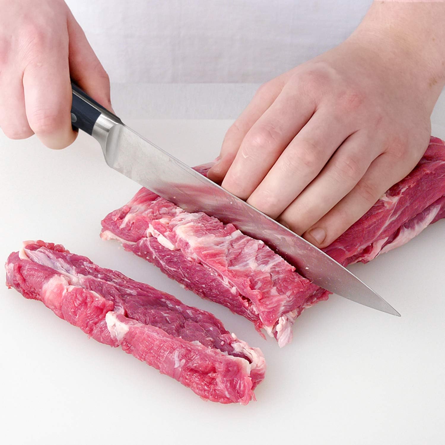 SHAN ZU Professional German Stainless Steel 3-Piece Chef, Utility, Paring Knife Set