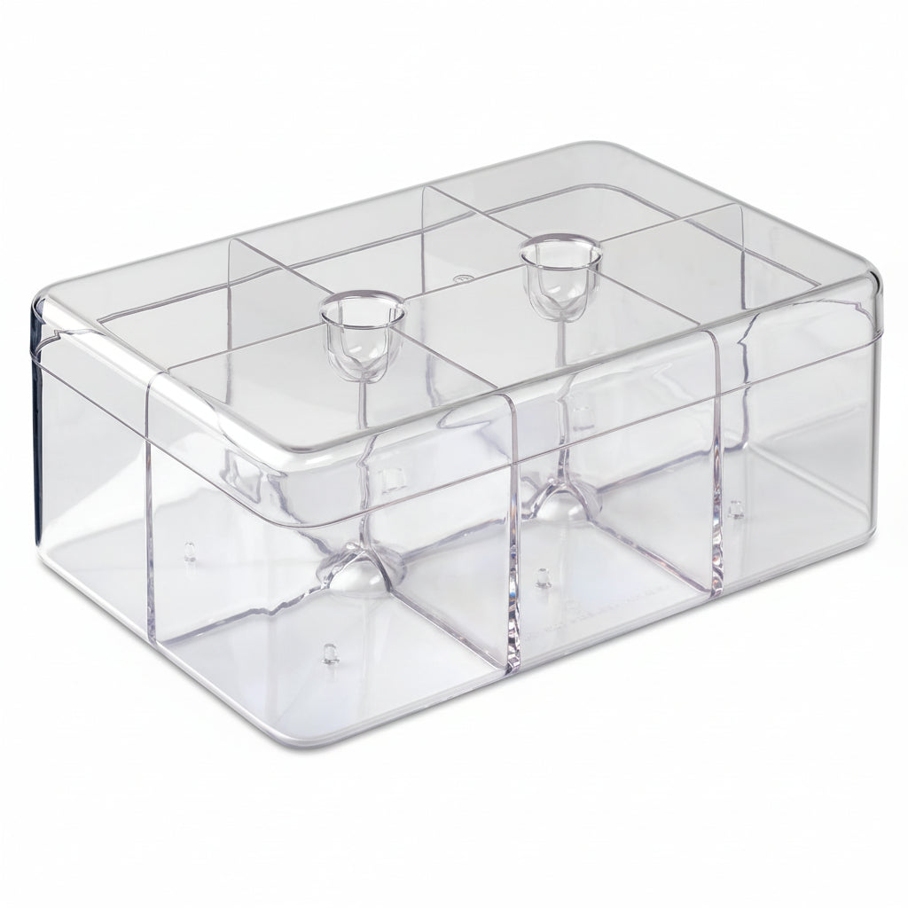 Mepal Rosti Transparent Tea Box - Holds 60 Bags