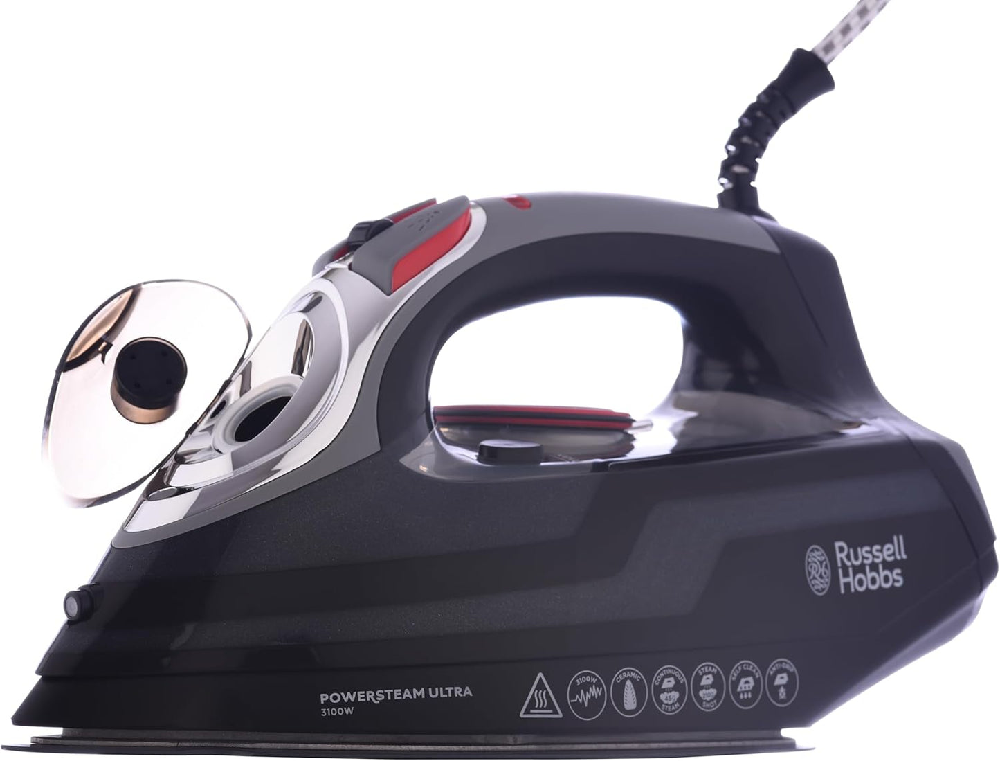 Russell Hobbs PowerSteam Ultra 3100W Steam Iron with Ceramic Soleplate