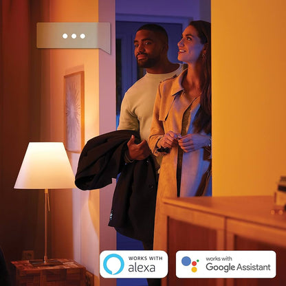 Philips Hue 4-Spot White Ambiance Smart LED Kit, Dimmable, App Control