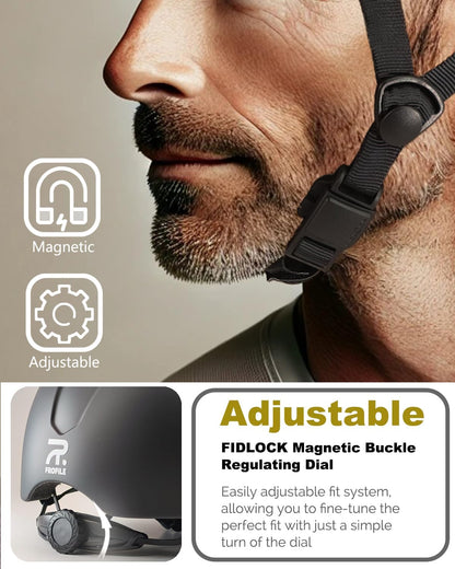 FROFILE Adult Commuter Bike Helmet - Baseball Cap Style Visor