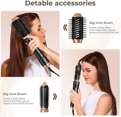 Atopskins 6-in-1 Air Styler Set with Dryer, Curler, Brush