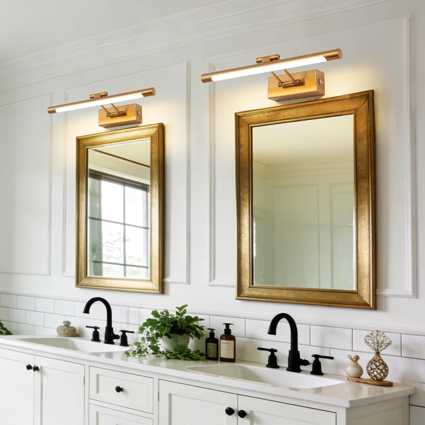 TYhogar WT-101A-BS-DM 8W LED Bathroom Mirror Wall Light 3000K