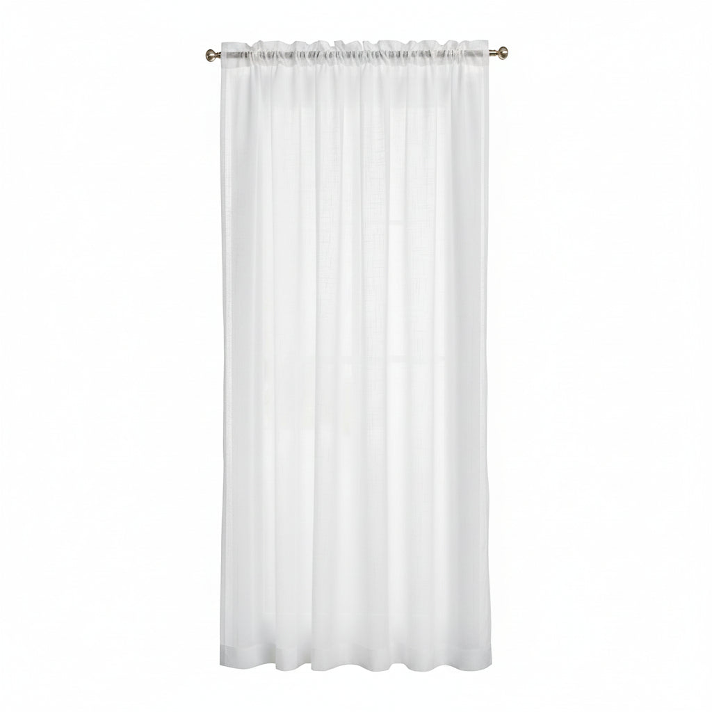 Douceur D'intérieur Sheer Door Curtain – Light Filtering Voile
