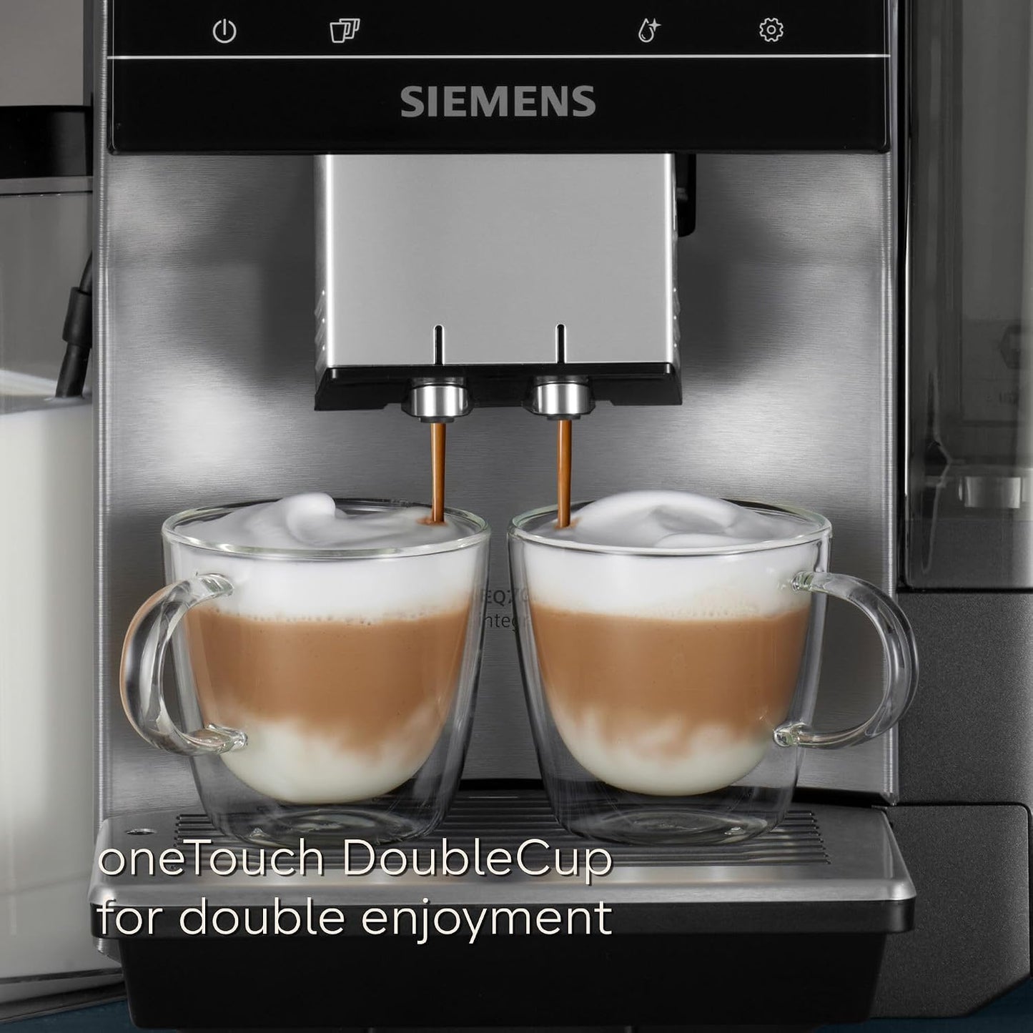 SIEMENS EQ900 Fully Automatic Bean to Cup Coffee Machine 2.3L Inox Silver