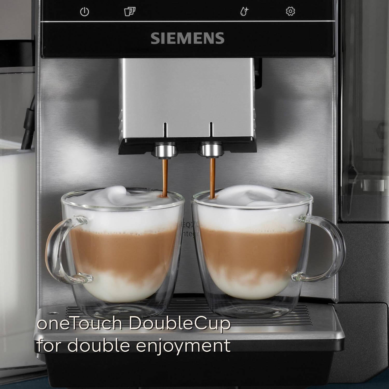 SIEMENS EQ900 Fully Automatic Bean to Cup Coffee Machine 2.3L Inox Silver
