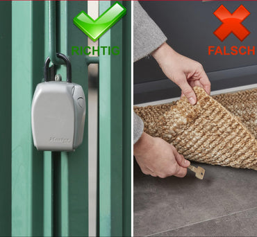 Master Lock Push Button Key Safe with Bracket Holder for Secure Key Storage