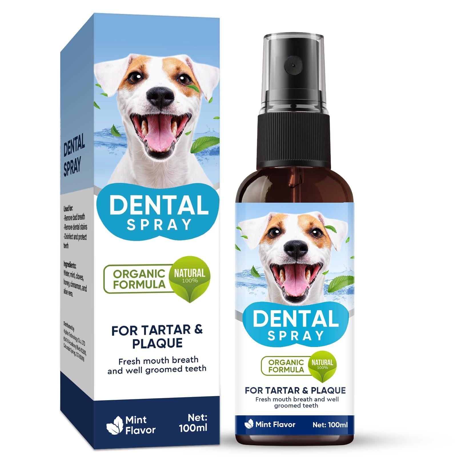 ATUIO Pet Dental Spray for Dogs and Cats 100ml