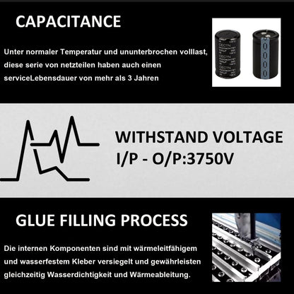 Alinana BL-G300WHB-12 Waterproof IP67 LED Power Supply Transformer 12V