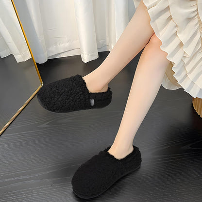 CoFace Women's Memory Foam Sherpa Plush Slippers – Warm Comfort