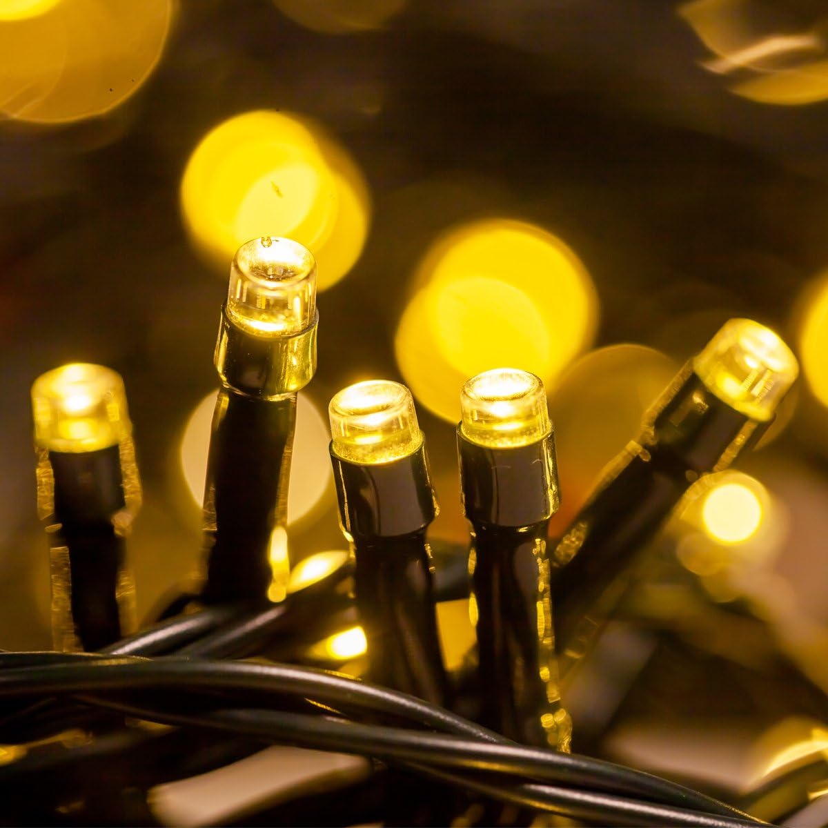WISD 200 LED String Lights 22.8 m Warm White Dimmable with Timer 12 Modes IP44 Indoor Outdoor