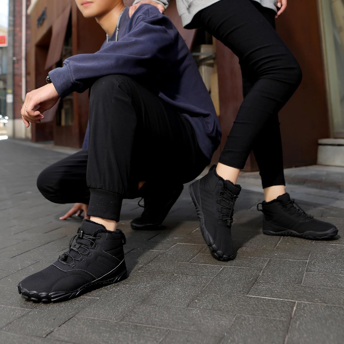 FUNWINK Minimalist Waterproof Hiking Boots for Men & Women