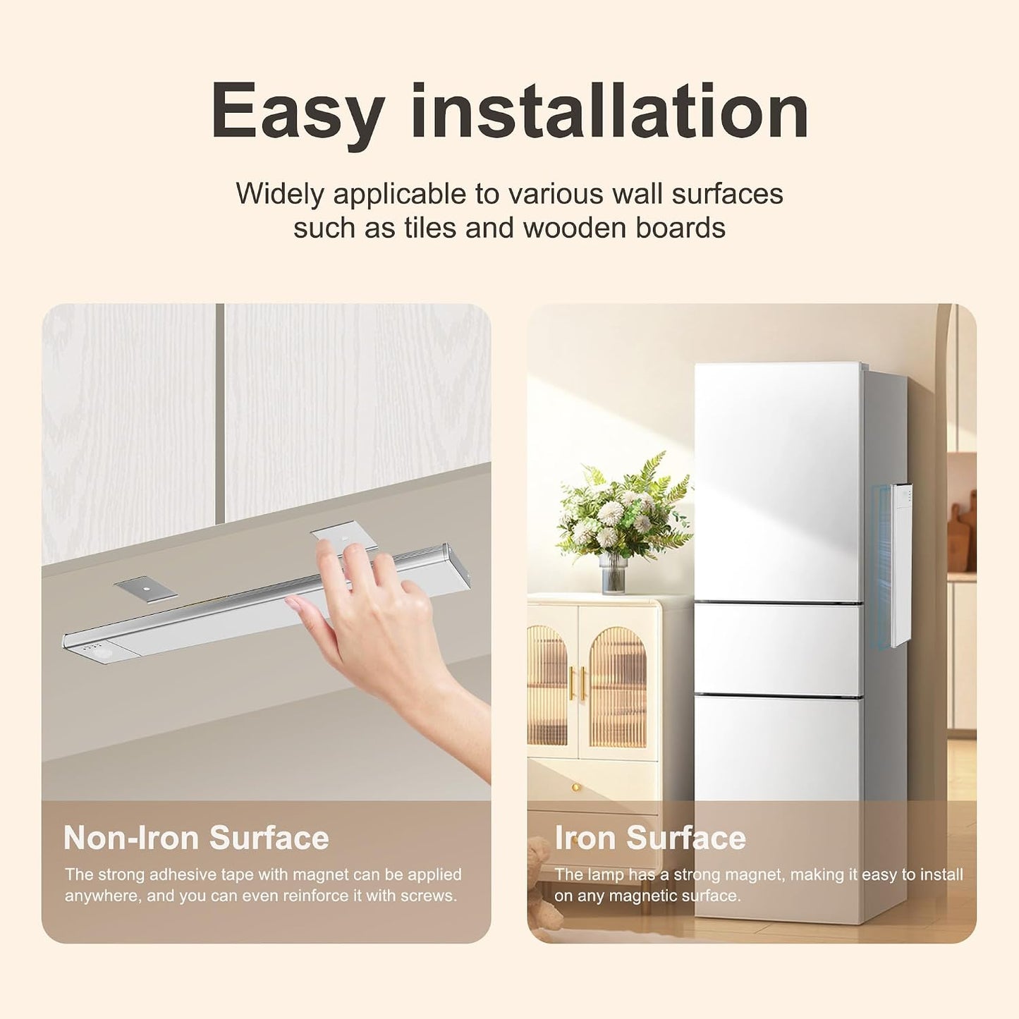 GY cabinet lights-30cm LED Motion Sensor Under Cabinet Light 6500K 2 Pieces