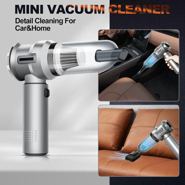 PeroBuno 18KPa Cordless Car Vacuum Cleaner: Powerful Portable Handheld with Air Duster
