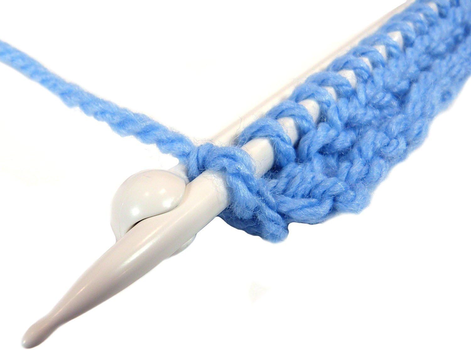 Prym Ergonomic 40cm Single-Pointed Knitting Needles – Lightweight White