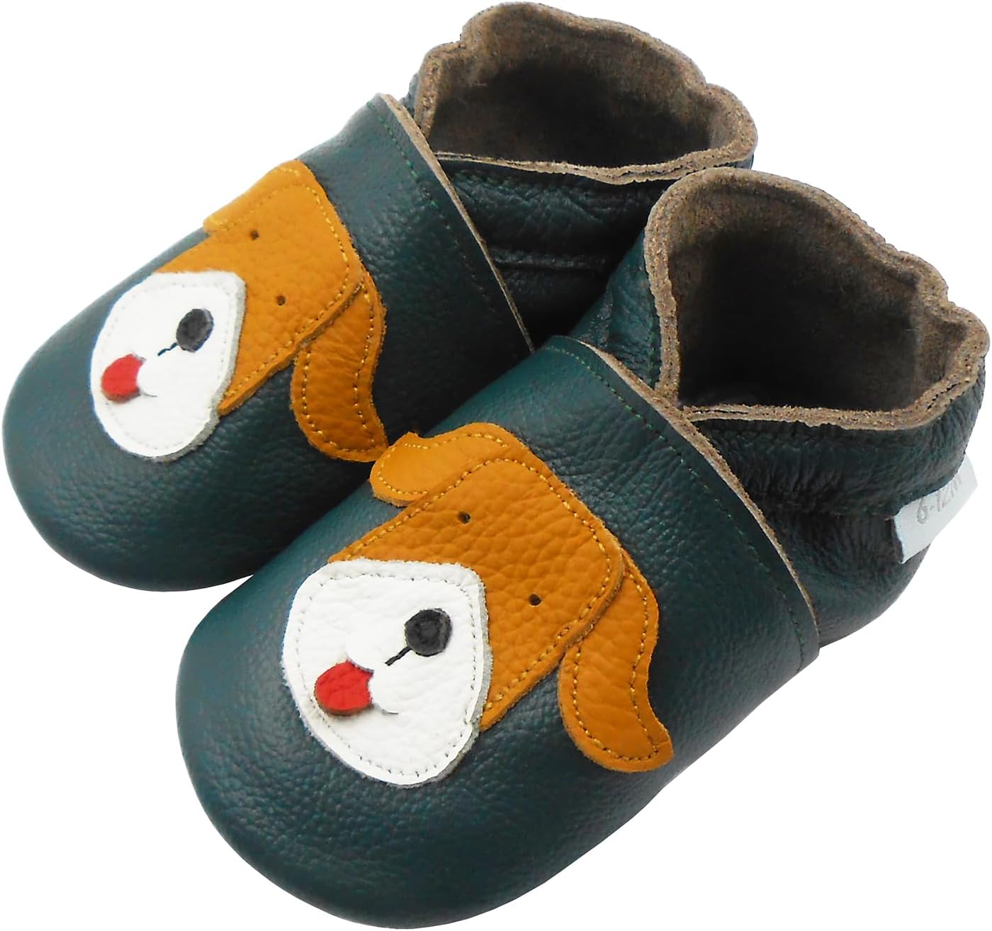 Basrakids Soft Leather Flat Shoes for Infant Boys and Girls