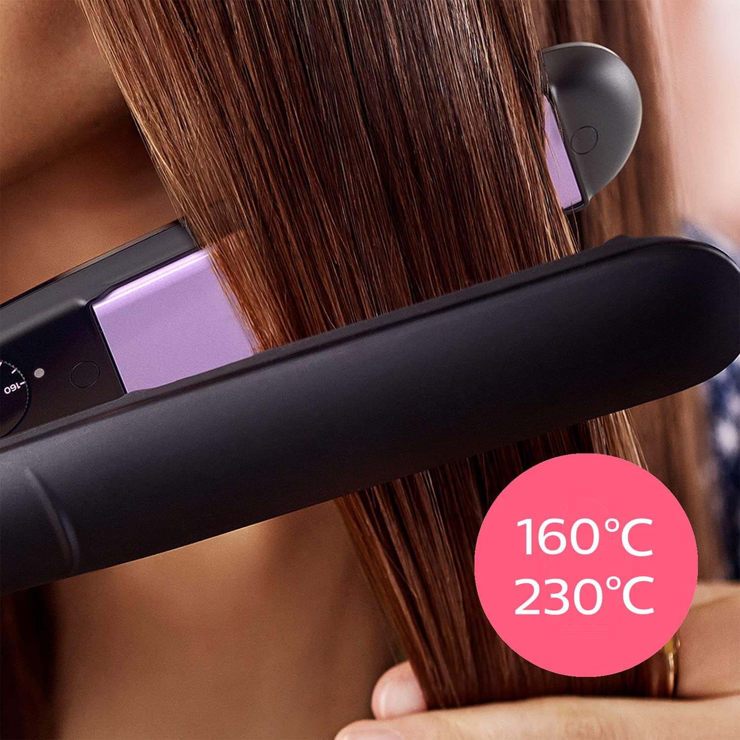 Philips StraightCare Essential Hair Straightener - Ceramic Plates, Fast Heating