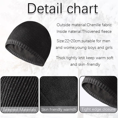 NLAND Warm Fleece Unisex Winter Hat – Soft Breathable Outdoor Cap