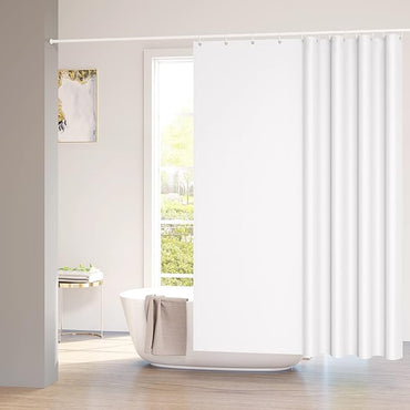 WOLTU Polyester Shower Curtain with Weighted Hem - 200 x 240 cm