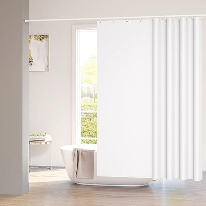 WOLTU Polyester Shower Curtain with Weighted Hem - 180x180 cm