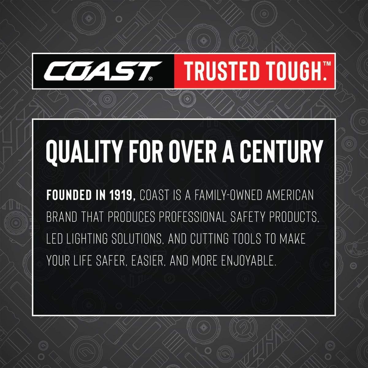 COAST PX20 Dual Color LED Flashlight 315LM
