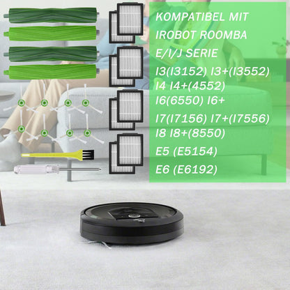 Asdazrxy Vacuum Cleaner Replacement Parts for iRobot Roomba i & E Series 22-Pack