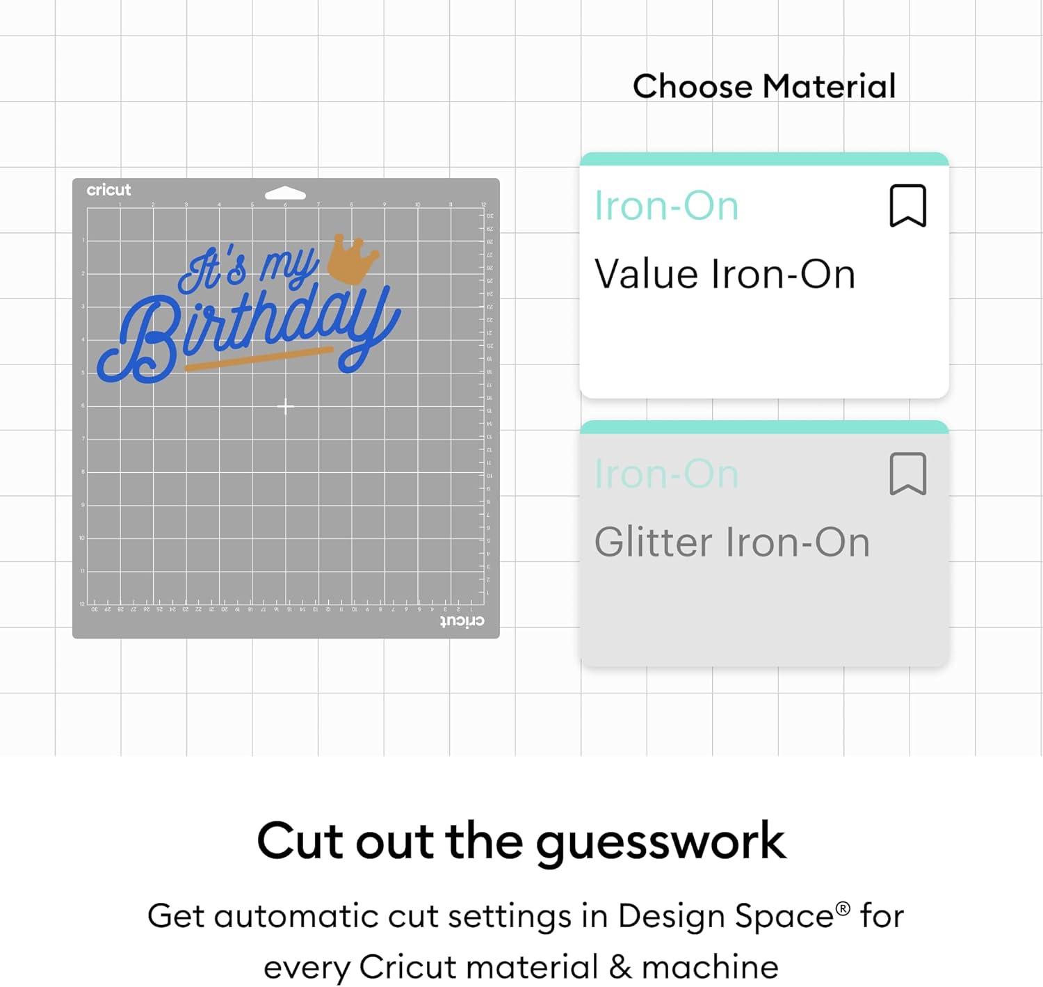 Cricut Value Black Iron-On Vinyl Roll 12×5ft HTV