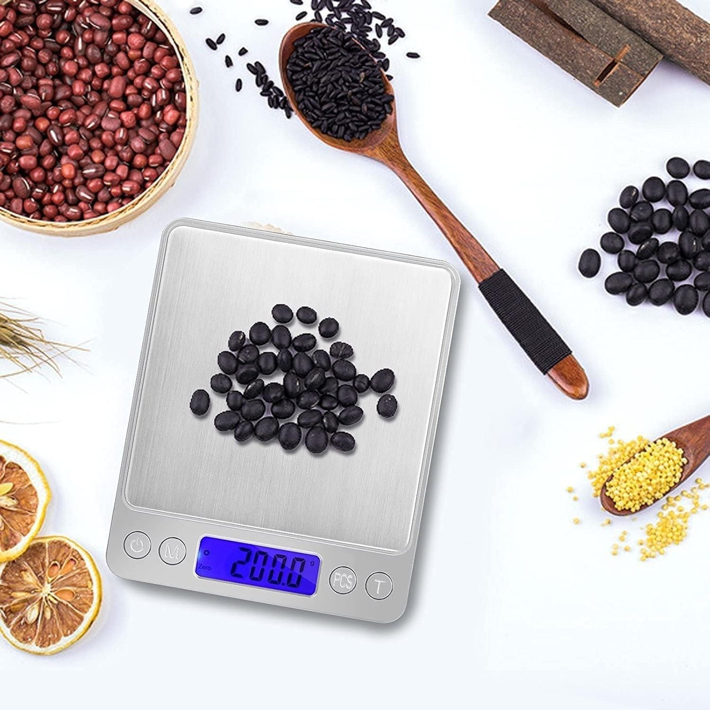 eWINNER High-Precision Digital Pocket Scale 500-3000g Dual Trays