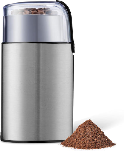 Amazon Basics Electric Coffee Grinder 30 g Capacity Stainless Steel CG9402-CE