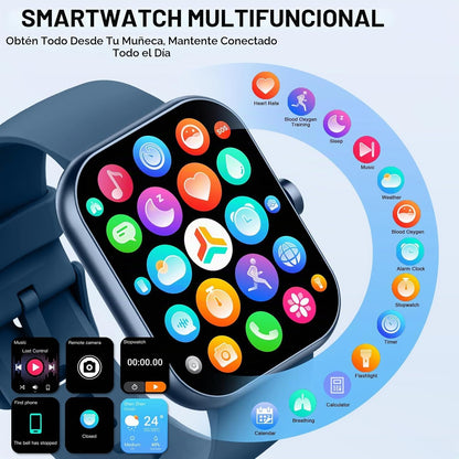 Jugeman Y66 Smart Watch 1.96-inch Blue