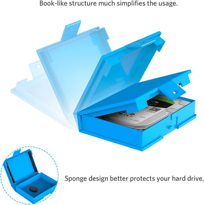 Inateck 3.5" HDD Protective Case – Shockproof Dustproof Anti-Static 6-Pack Colors