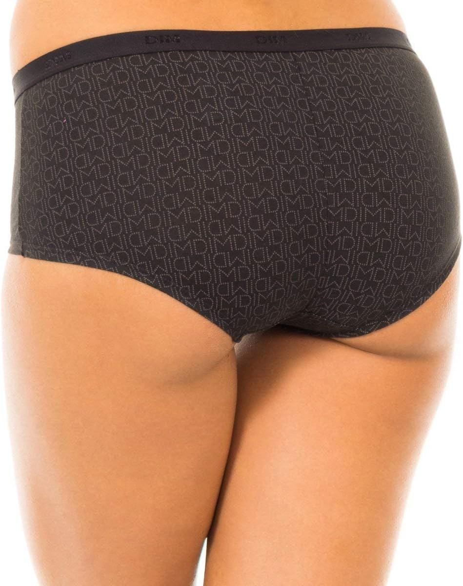 DIM Women's Cotton-Spandex Boxer Shorts Pack of 3 Comfortable Underwear