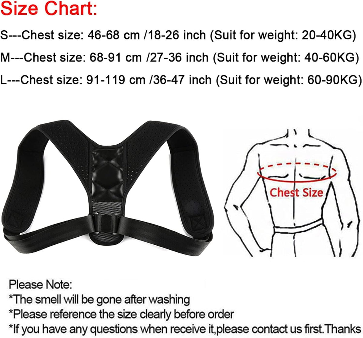 PWABAF Posture Corrector Back Support