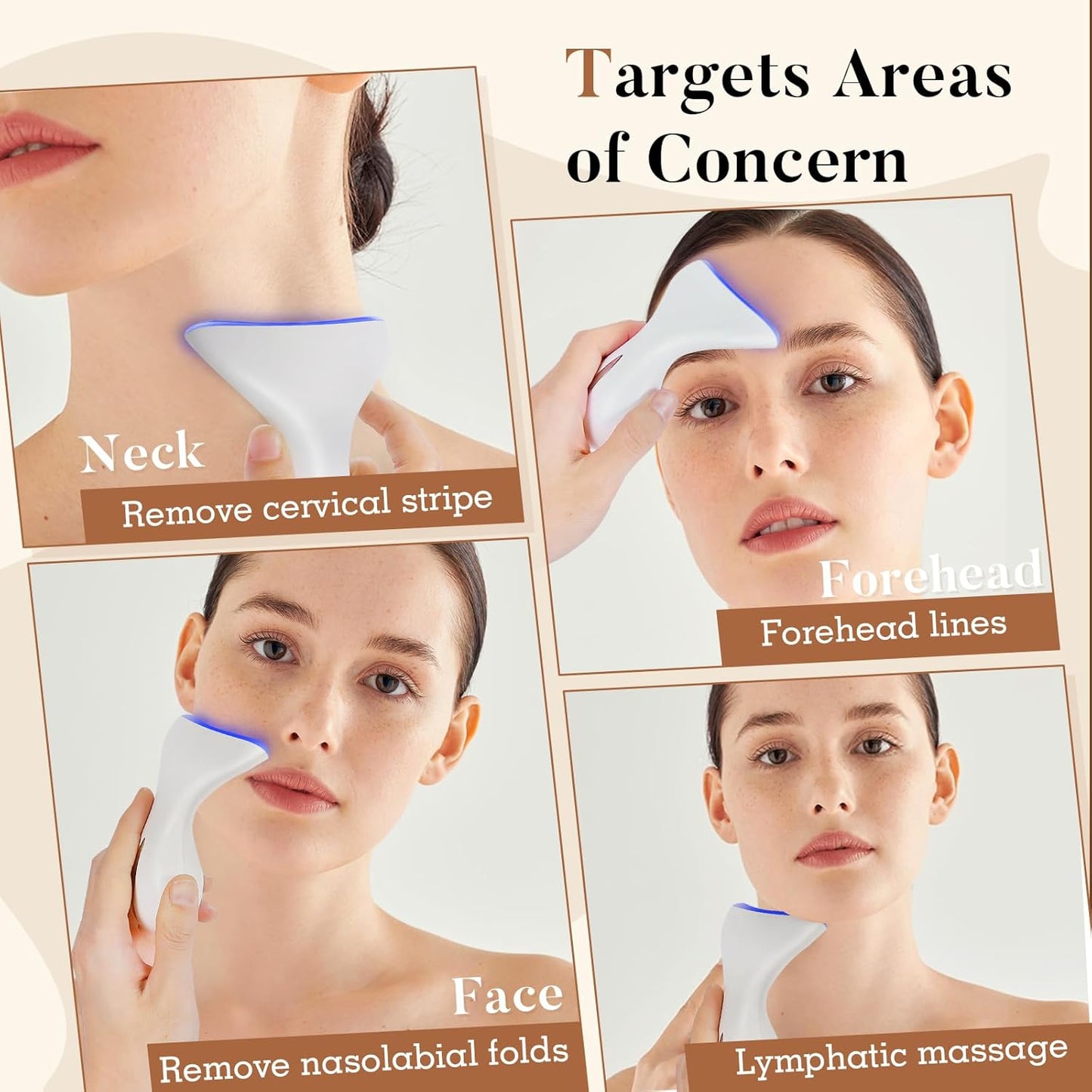 Tarswesi Advanced Anti-Aging Facial EMS & Light Therapy Massager