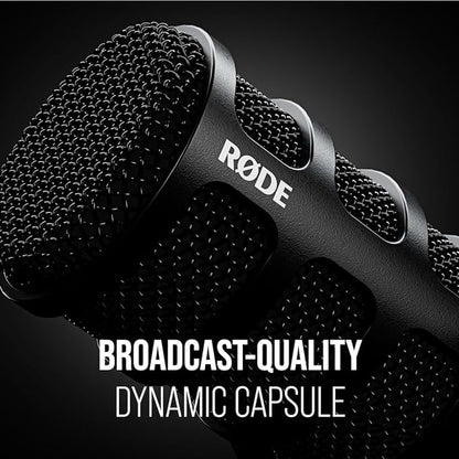 RØDE PodMic USB Dynamic Microphone for Podcasting, Streaming, Gaming