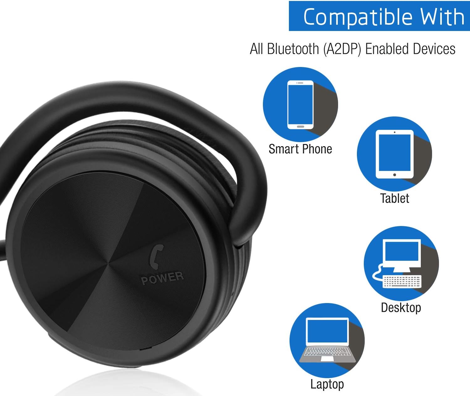 BESIGN SH03 Bluetooth Neckband Sports Headphones with Mic