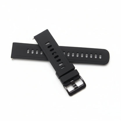 vhbw Silicone Watch Strap for Amazfit GTR 2 20mm Black