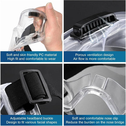 Anti-Fog Safety Glasses with Adjustable Headband - Gomix Brands Outlet