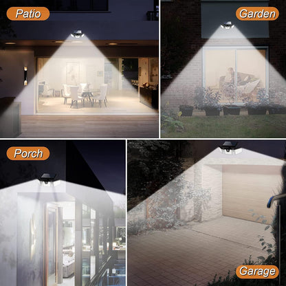 FLOWood B082TTQDTM 118 LED Solar Security Lights Motion Sensor Outdoor Floodlight