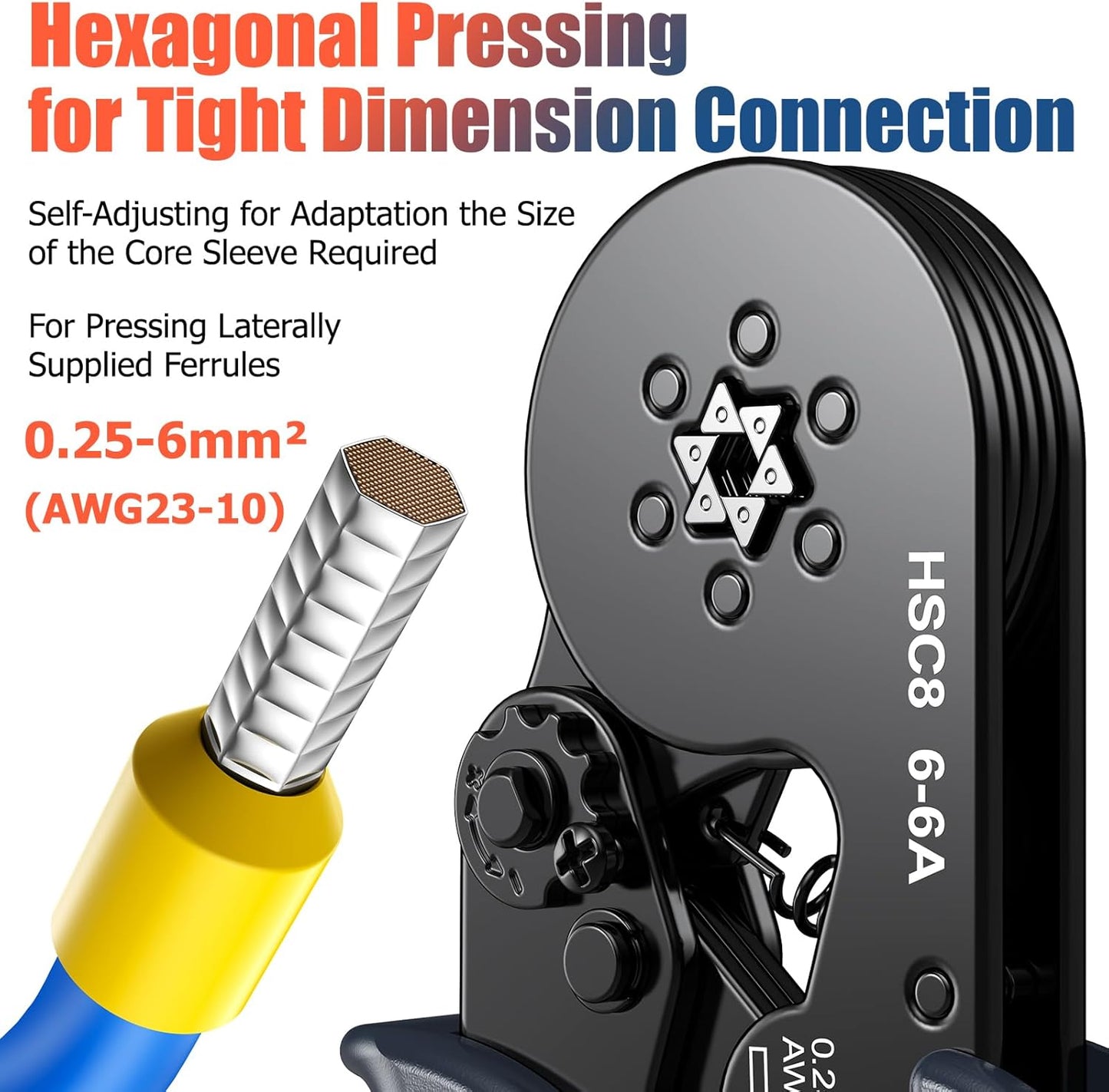 Preciva ‎Crimper Kit with 1900PCS Connectors