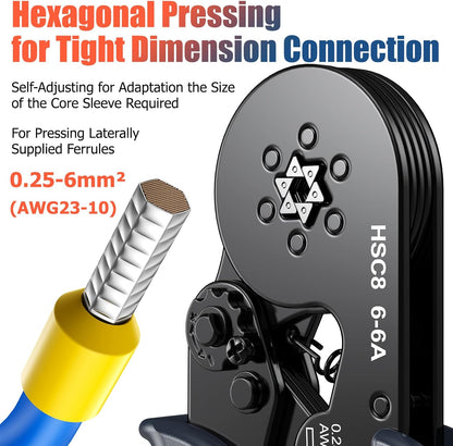 Preciva ‎Crimper Kit with 1900PCS Connectors