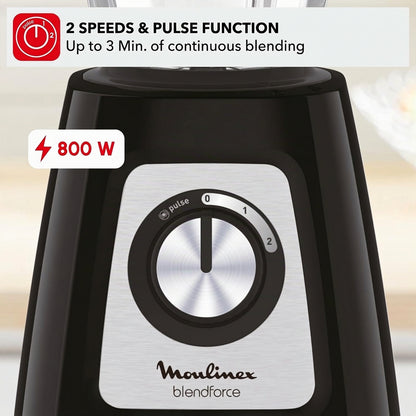 Moulinex Blendforce LM430810 Blender 1.75L 800W Black